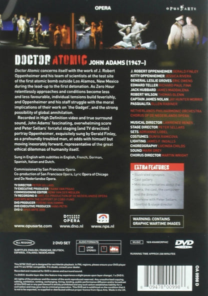 ADAMS: Doctor Atomic - De Nederlandse Opera (2 DVD)