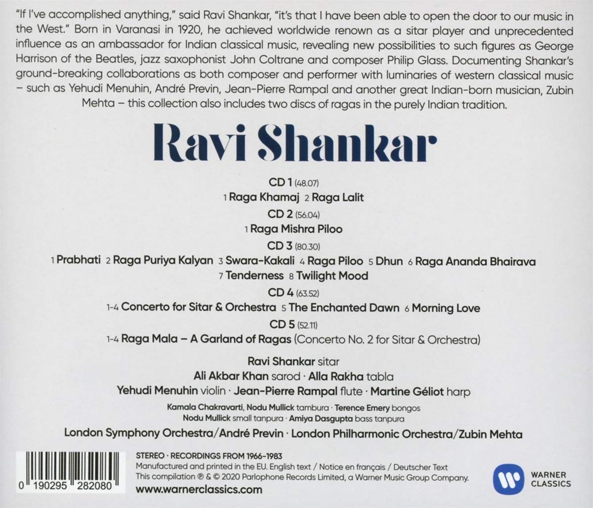 RAVI SHANKAR EDITION (5 CDS)