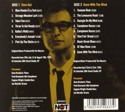 DAVE BRUBECK: TIME OUT/GONE WITH THE WIND (2 CDS)
