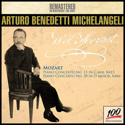 MOZART: Piano Concertos 13 & 20 - Michelangeli, Mitropoulos, Caracicciola (180g LP)