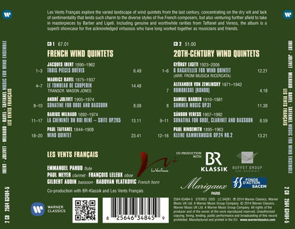 French Music for Winds & 20th Century Wind Quintets - Les Vents Français (2 CDS)
