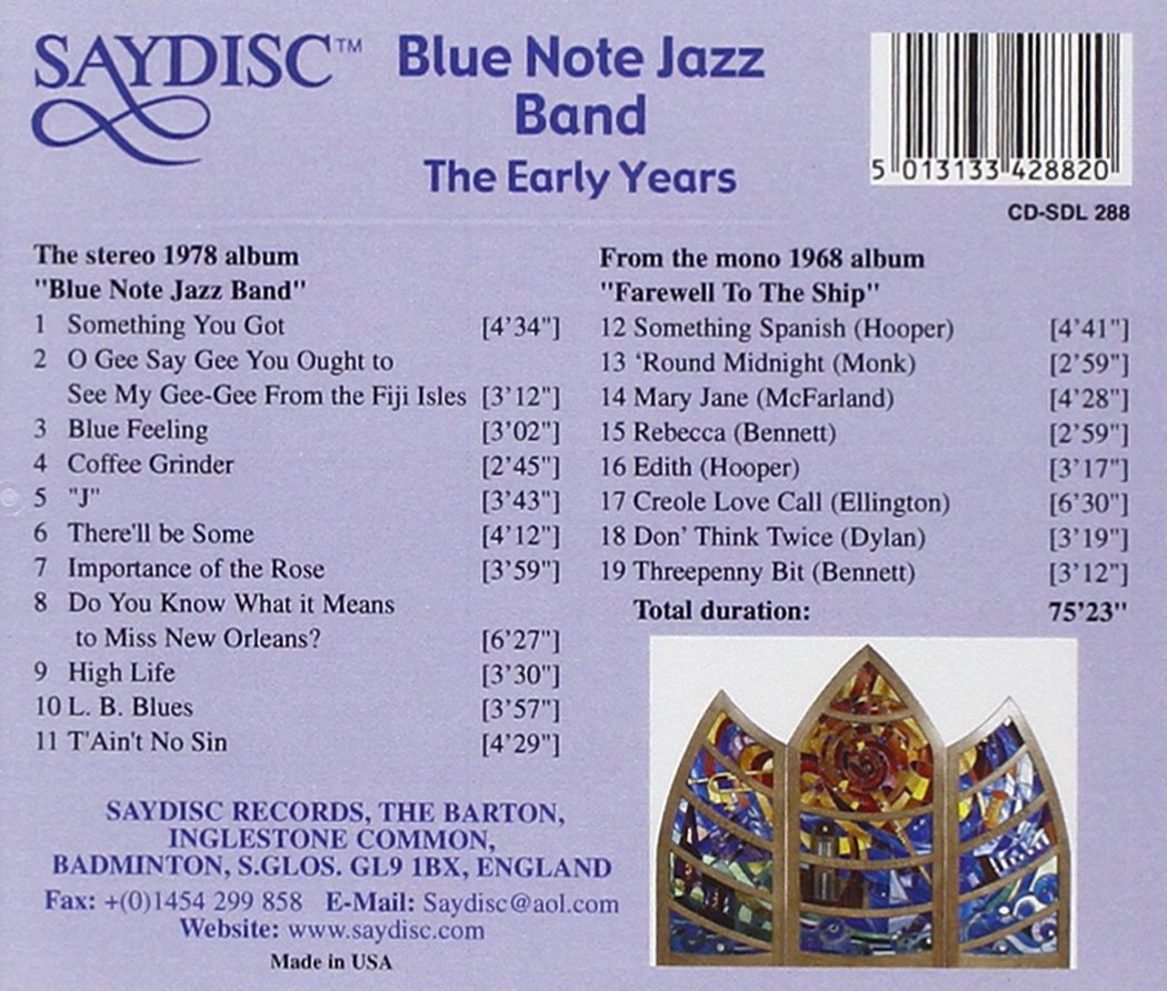 Blue Note Jazz Band - The Early Days