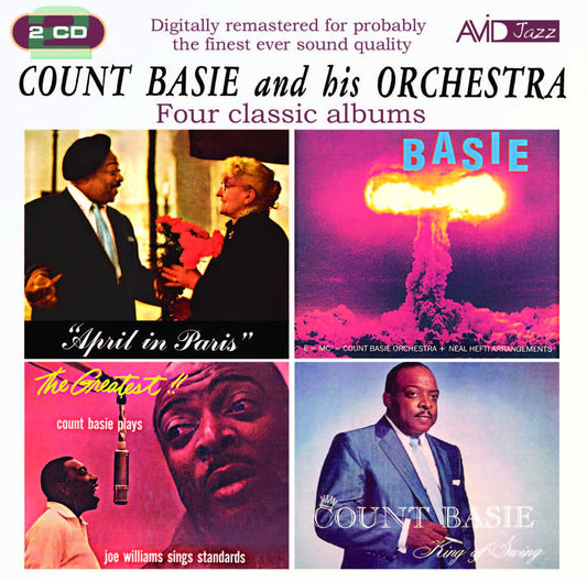 COUNT BASIE: FOUR CLASSIC ALBUMS (APRIL IN PARIS / KING OF SWING / THE ATOMIC MR.BASIE / THE GREATEST! - COUNT BASIE PLAYS, JOE WILLIAMS SINGS STANDARDS) (2CD)