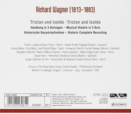 WAGNER: TRISTAN UND ISOLDE - FURTWANGLER (4 CDS)