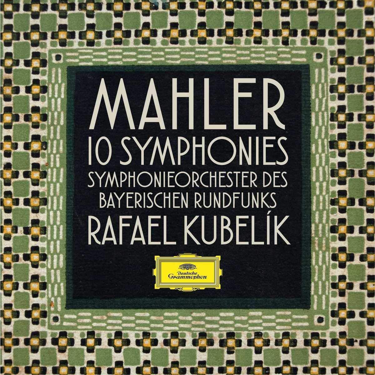 MAHLER: 10 SYMPHONIES - KUBELIK,  Symphonieorchester des Bayerischen Rundfunks (10 CDS + BLU-RAY AUDIO)
