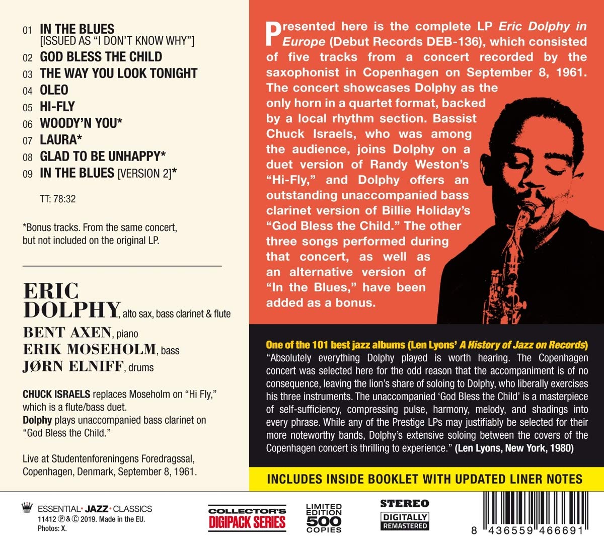 ERIC DOLPHY IN EUROPE