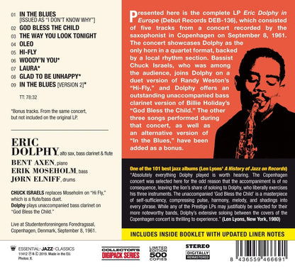 ERIC DOLPHY IN EUROPE