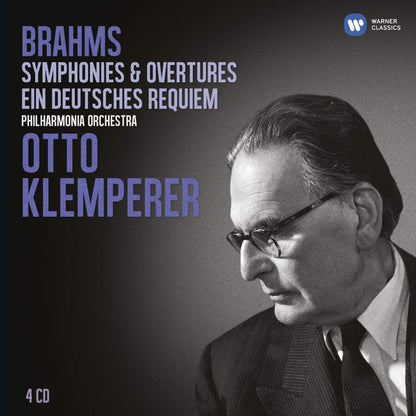 BRAHMS: SYMPHONIES & OVERTURES; EIN DEUTSCHE REQUIEM - KLEMPERER, PHILHARMONIA (4 CDS)