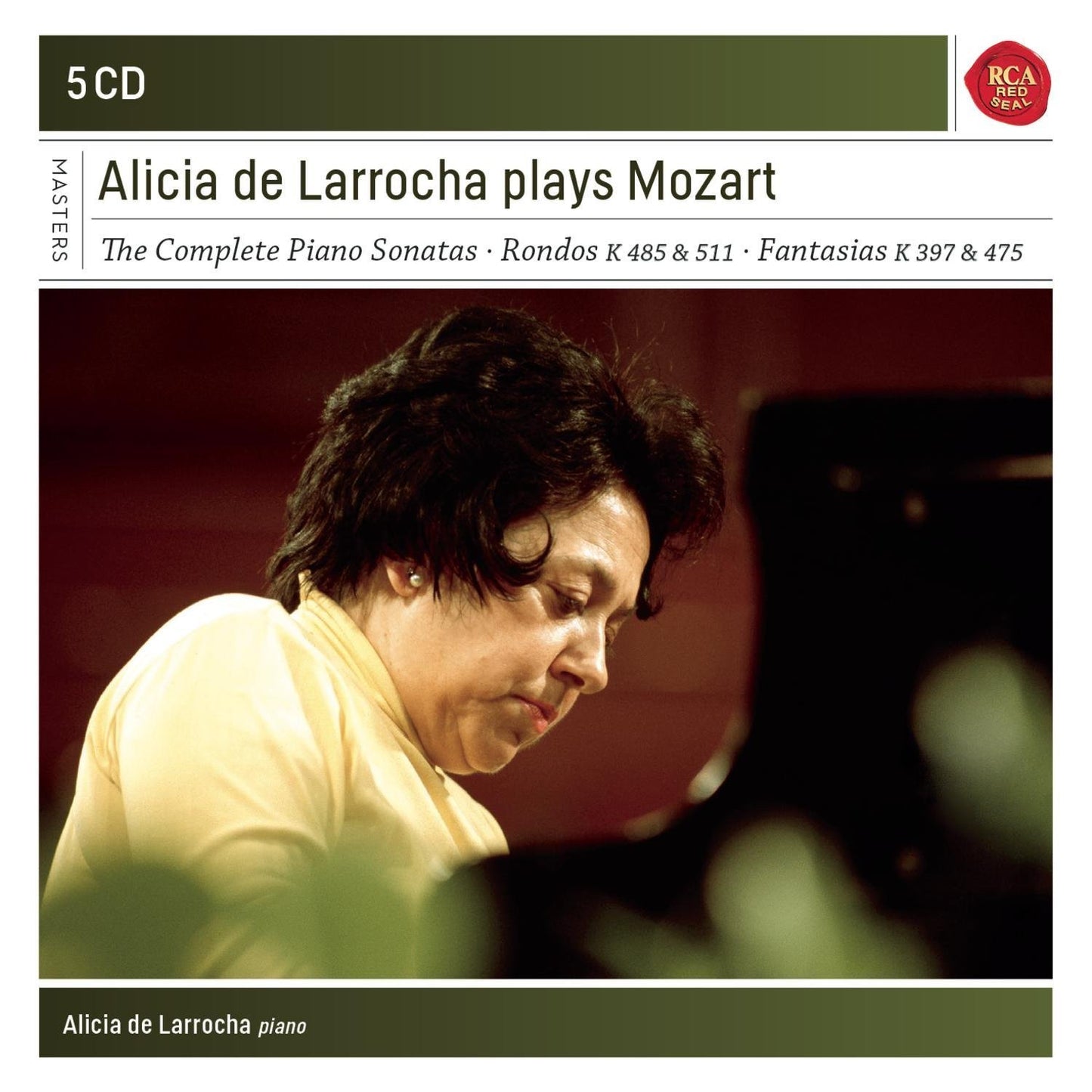 ALICIA DE LARROCHA PLAYS COMPLETE MOZART SONATAS (5 CDS)
