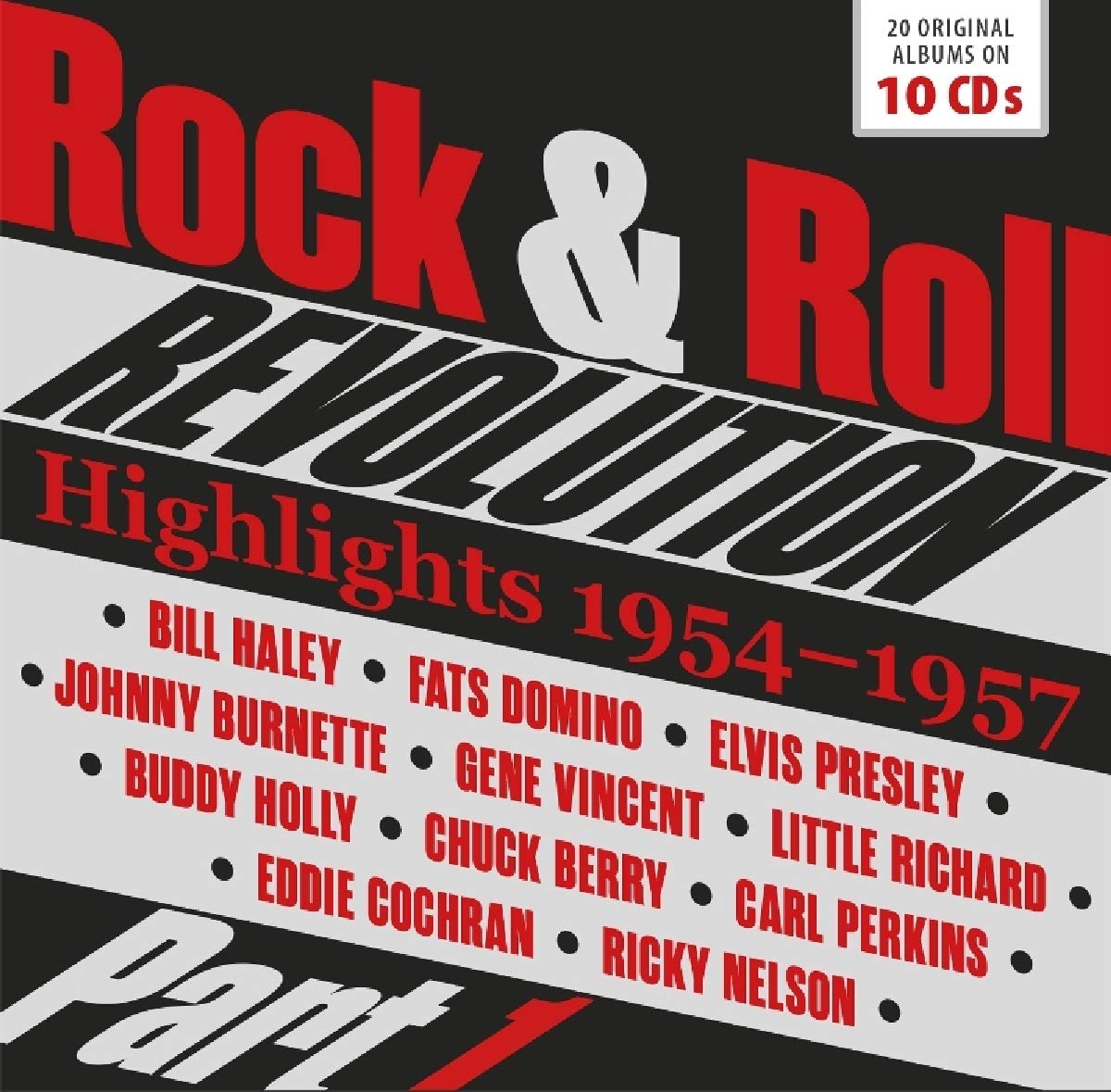 Rock 'n' Roll Revolution - Elvis Presley, Bill Haley, Ricky Nelson, Fats Domino and More (10 CDs)