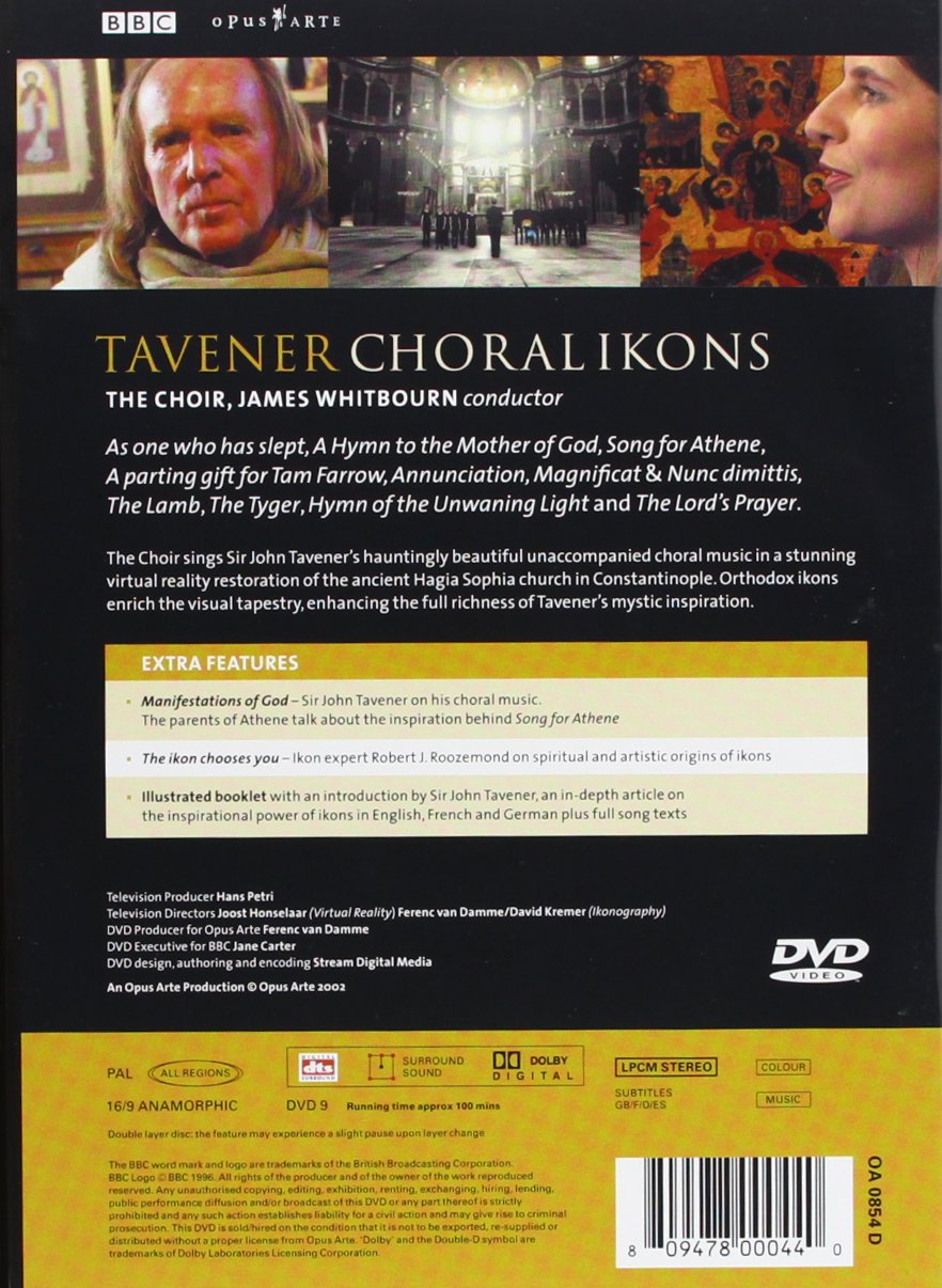 TAVENER: Choral Icons - The Choir (DVD)