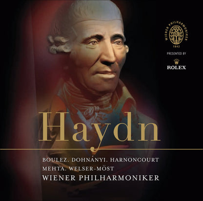 HAYDN: SYMPHONIES - BOULEZ, MEHTA, HARNONCOURT, DOHNANYI, WELSER-MOST, VIENNA PHILHARMONIC (3 CDS)