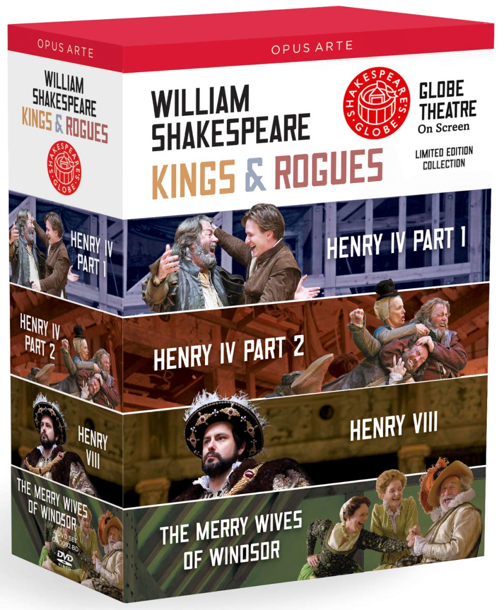SHAKESPEARE: THE GLOBE THEATER ON SCREEN - KINGS & ROGUES: Henry IV/Henry VIII/The Merry Wives of Windsor (4 DVDS)