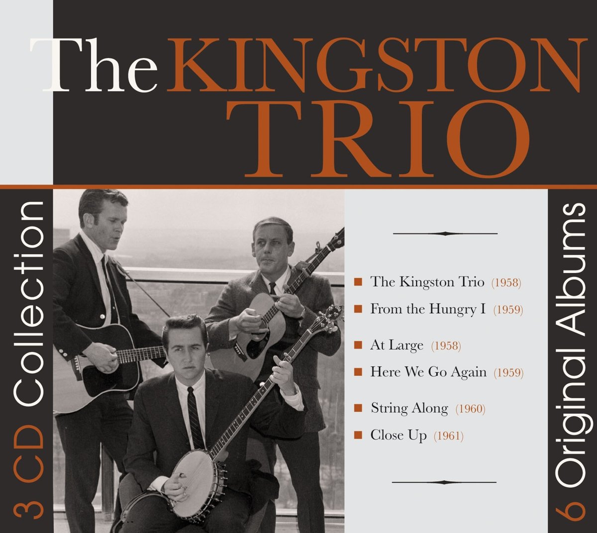 KINGSTON TRIO - 6 ORIGINAL ALBUMS (3 CDs)