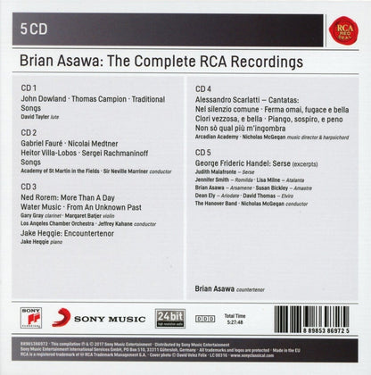 Brian Asawa: The Complete RCA Recordings (5 CDS)