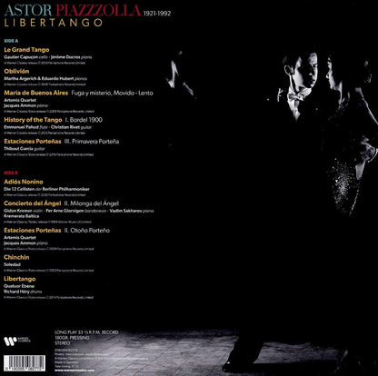 ASTOR PIAZZOLLA: LIBERTANGO - MARTHA ARGERICH, GAUTIER CAPUCON (LP)