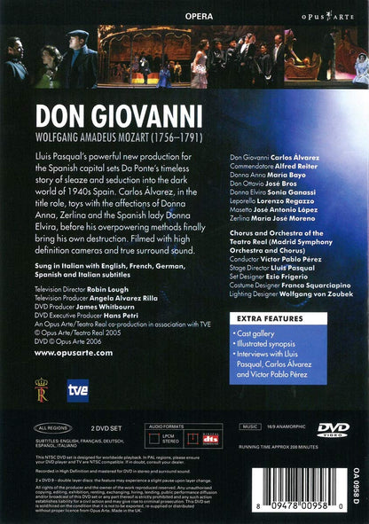 MOZART: Don Giovanni (Teatro Real) 2 DVD