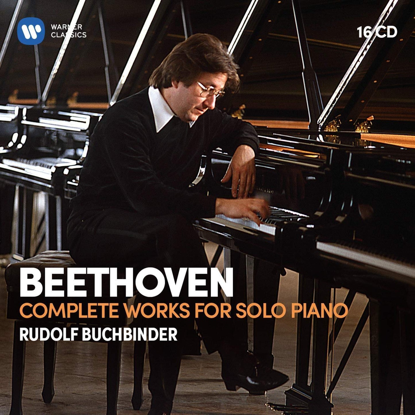 BEETHOVEN: COMPLETE WORKS FOR SOLO PIANO - RUDOLF BUCHBINDER (16 CDS)