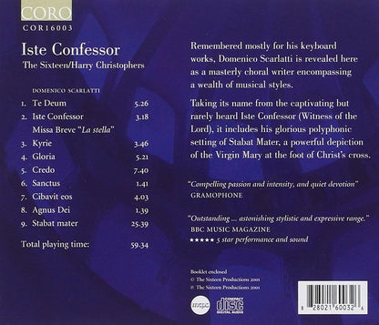 Iste Confessor: The Sacred Music of Domenico Scarlatti - The Sixteen