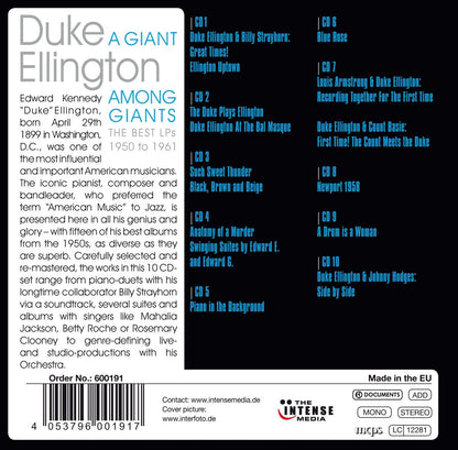 DUKE ELLINGTON: A GIANT AMONG GIANTS (10 CDS)