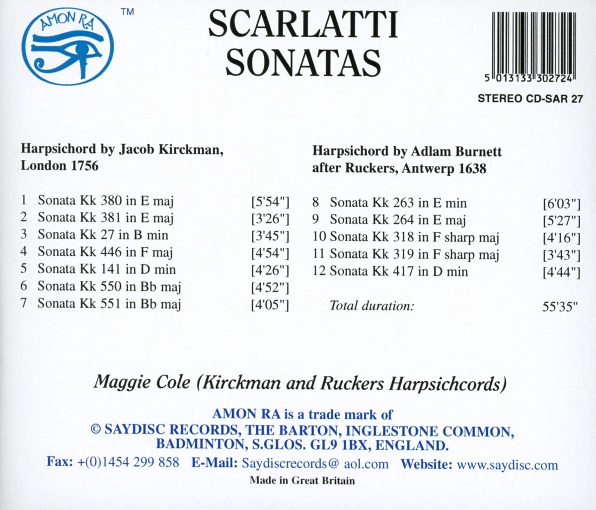 Scarlatti: Sonatas - Maggie Cole