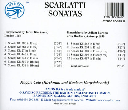 Scarlatti: Sonatas - Maggie Cole