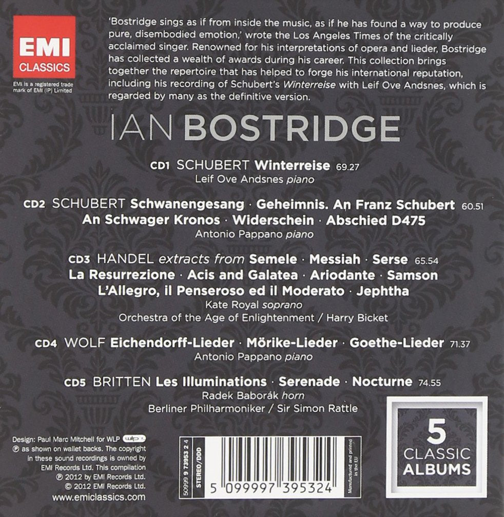 Ian Bostridge: 5 Classic Albums (5 CDS)