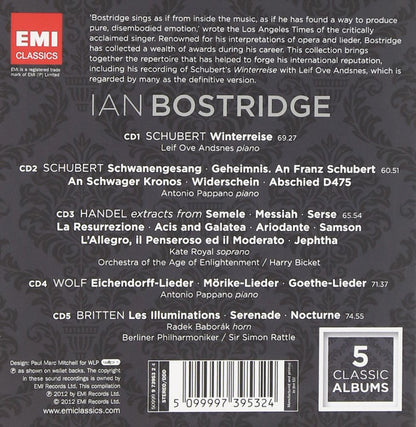 Ian Bostridge: 5 Classic Albums (5 CDS)