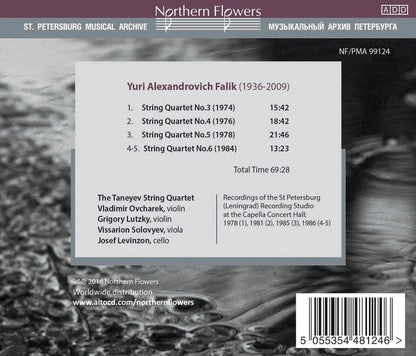 FALIK: STRING QUARTETS NOS. 3-6 - TANAYEV STRING QUARTET