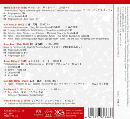 OCTETTO TOKYO-BERLIN: MUSIC FOR 4 AND 8 BASSOONS (HYBRID SACD)