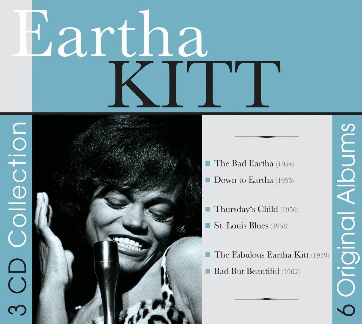 EARTHA KITT - 6 Original Albums (3 CDS)