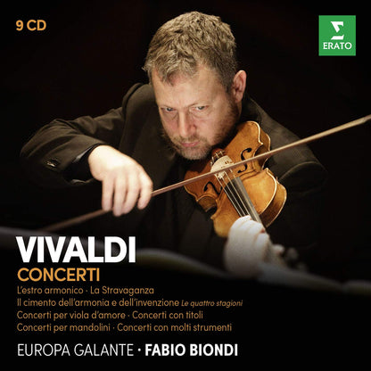 VIVALDI: CONCERTI - EUROPA GALANTE, FABIO BIONDI (9 CDS)
