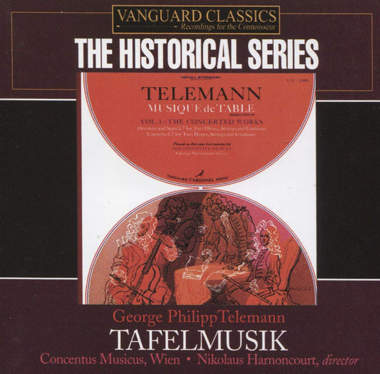 TELEMANN: TAFELMUSIK (PRODUCTION III COMPLETE) - HARNONCOURT, CONCENTUS MUSICUS WIEN (2 CDS)