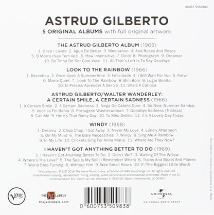 ASTRUD GILBERTO: 5 CLASSIC ALBUMS (5 CDS)