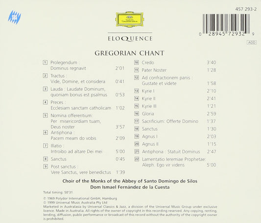 GREGORIAN CHANT FROM SILOS - Coro de Monjes de la Abadía de Santo Domingo de Silos
