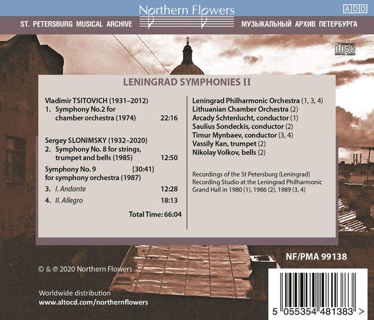 Leningrad Symphonies II (Tsitovitch, Slonimsky) - Leningrad Philharmonic, Lithuanian Chamber Orchestra