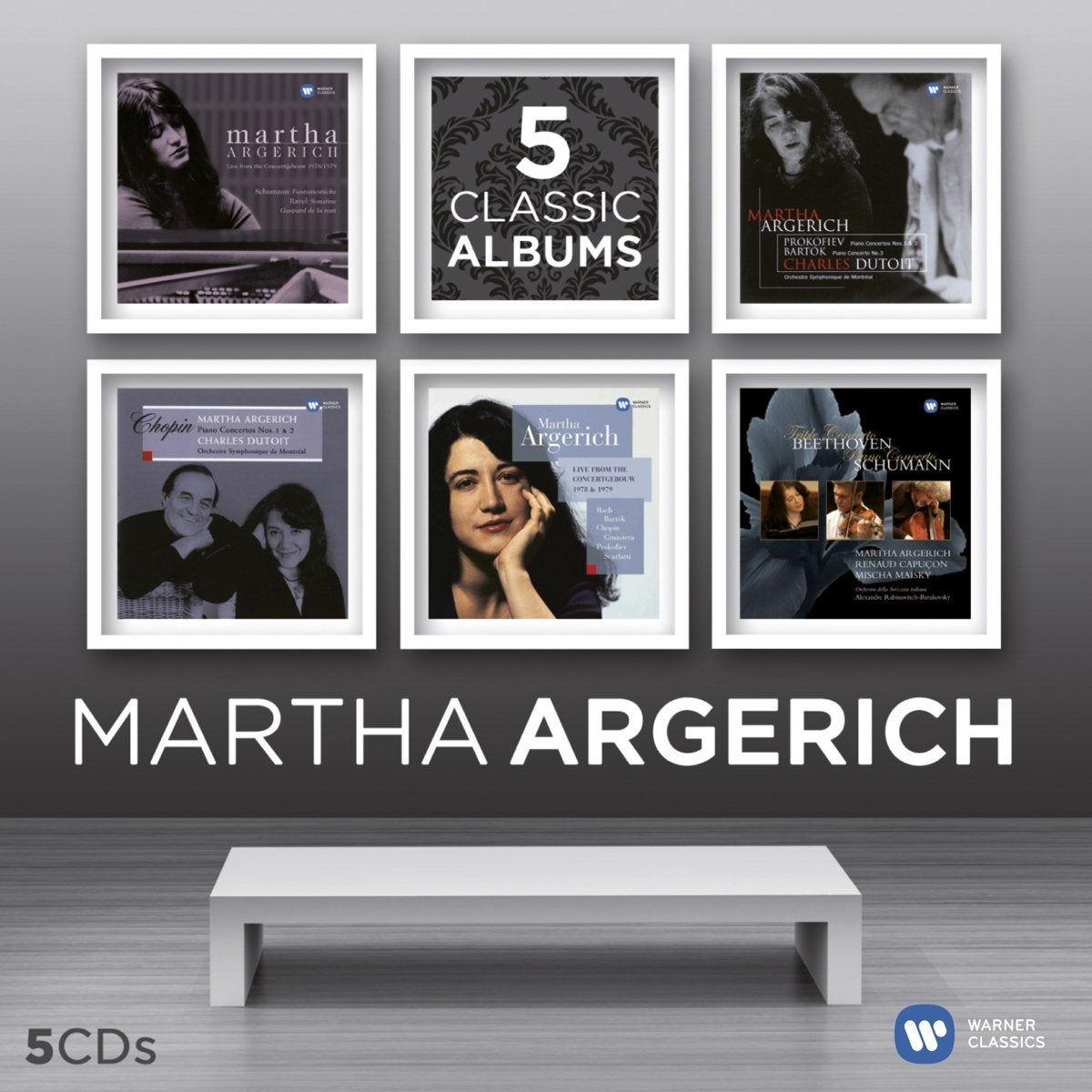 5 Classic Albums: Martha Argerich (5 CDs)