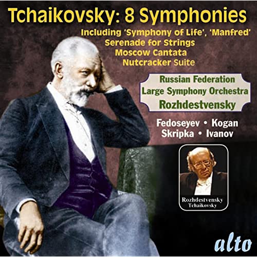 TCHAIKOVSKY: THE EIGHT SYMPHONIES - LARGE ORCHESTRA OF THE MINISTRY OF CULTURE; RUSSIAN STATE CINEMATOGRAPHIC ORCHESTRA  (DIGITAL DOWNLOAD)