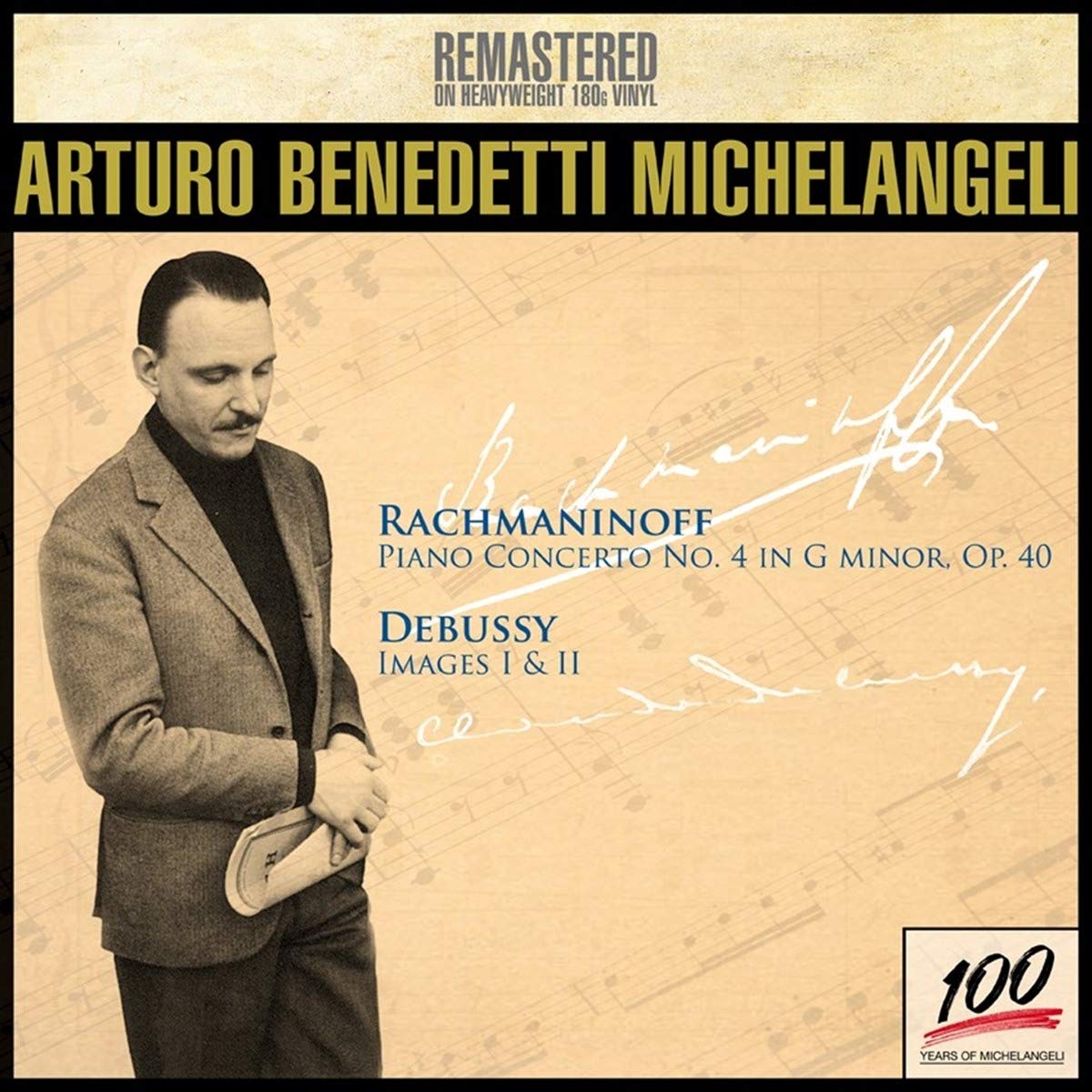 RACHMANINOV: Piano Concerto No. 4 in G Minor; Debussy: Images I & II - Michelangeli (180g LP)