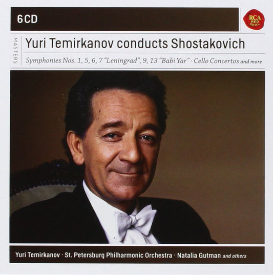 YURI TEMIRKANOV CONDUCTS SHOSTAKOVICH - 6 CDS