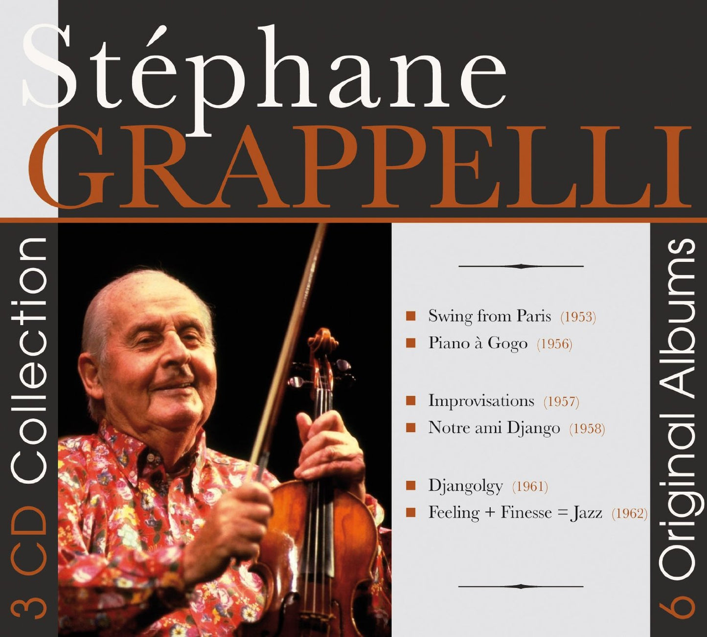 STEPHANE GRAPPELLI - 6 Original Albums (3 CDS)