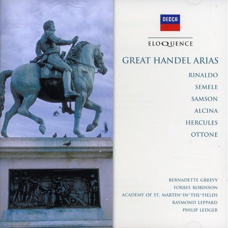 HANDEL: Great Arias - Greevy, Robinson, Academy of St. Martin in the Fields, Leppard
