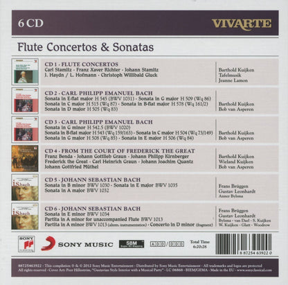 FLUTE CONCERTOS & SONATAS - 6 CDS