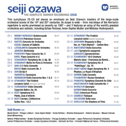 SEIJI OZAWA: THE COMPLETE WARNER RECORDINGS (25 CDS)