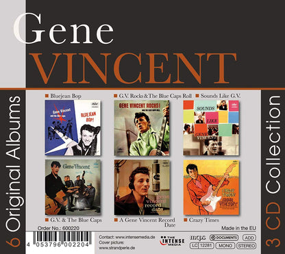 GENE VINCENT - 6 Original Albums (3 CDS)