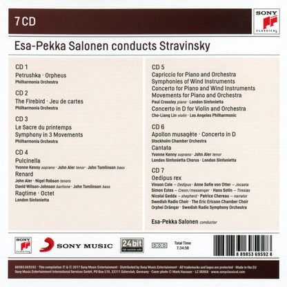 ESA-PEKKA SALONEN CONDUCTS STRAVINSKY (7 CDs)