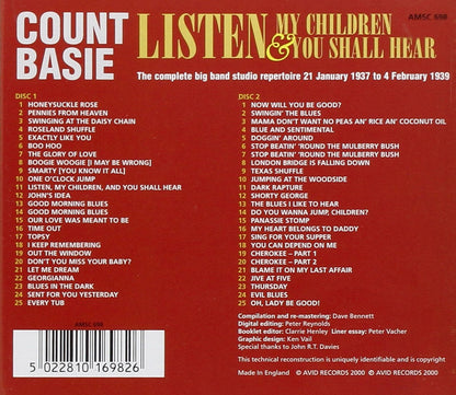 COUNT BASIE & HIS ORCHESTRA: LISTEN MY CHILDREN & YOU SHALL HEAR (2CD)