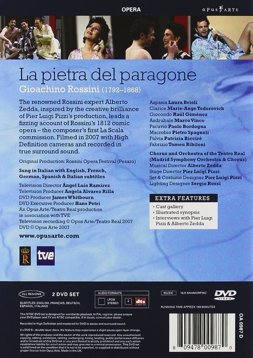 ROSSINI: La Pietra del Paragone - Teatro Real Madrid (2 DVD)