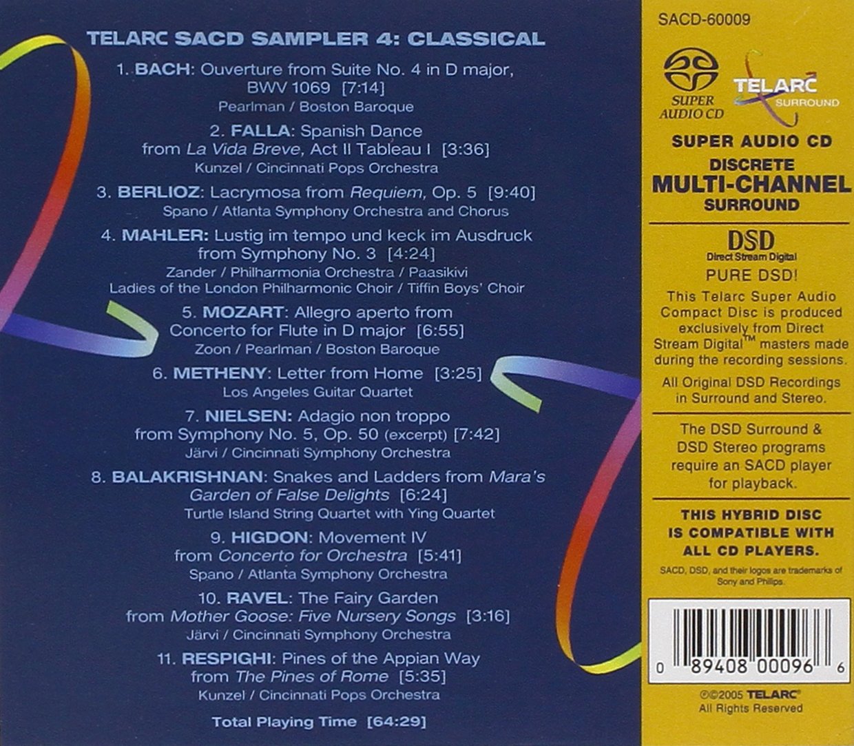 TELARC CLASSICAL SACD SAMPLER 4 – ClassicSelect World