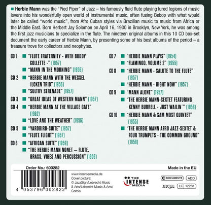 HERBIE MANN: MILESTONES OF A LEGEND - THE BEST FROM 1954-1962 (10 CDS)
